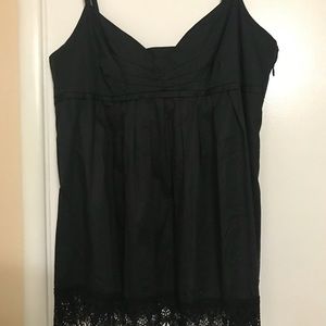 Black Pleated dressy Top